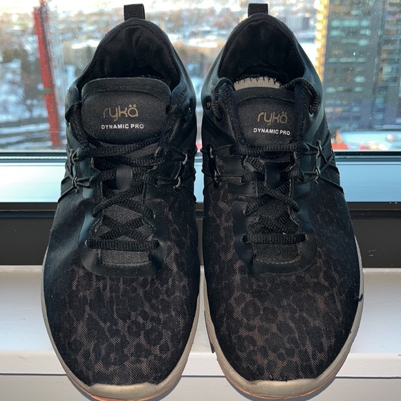Ryka Leopard Print Dynamic Pro Running Shoes Size 9 - Picture 4 of 7